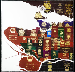 Vancouver Passport Map