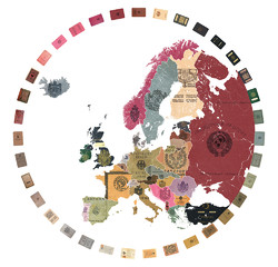 Europe 1920s (circular)
