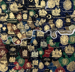 London Passport Map WW2